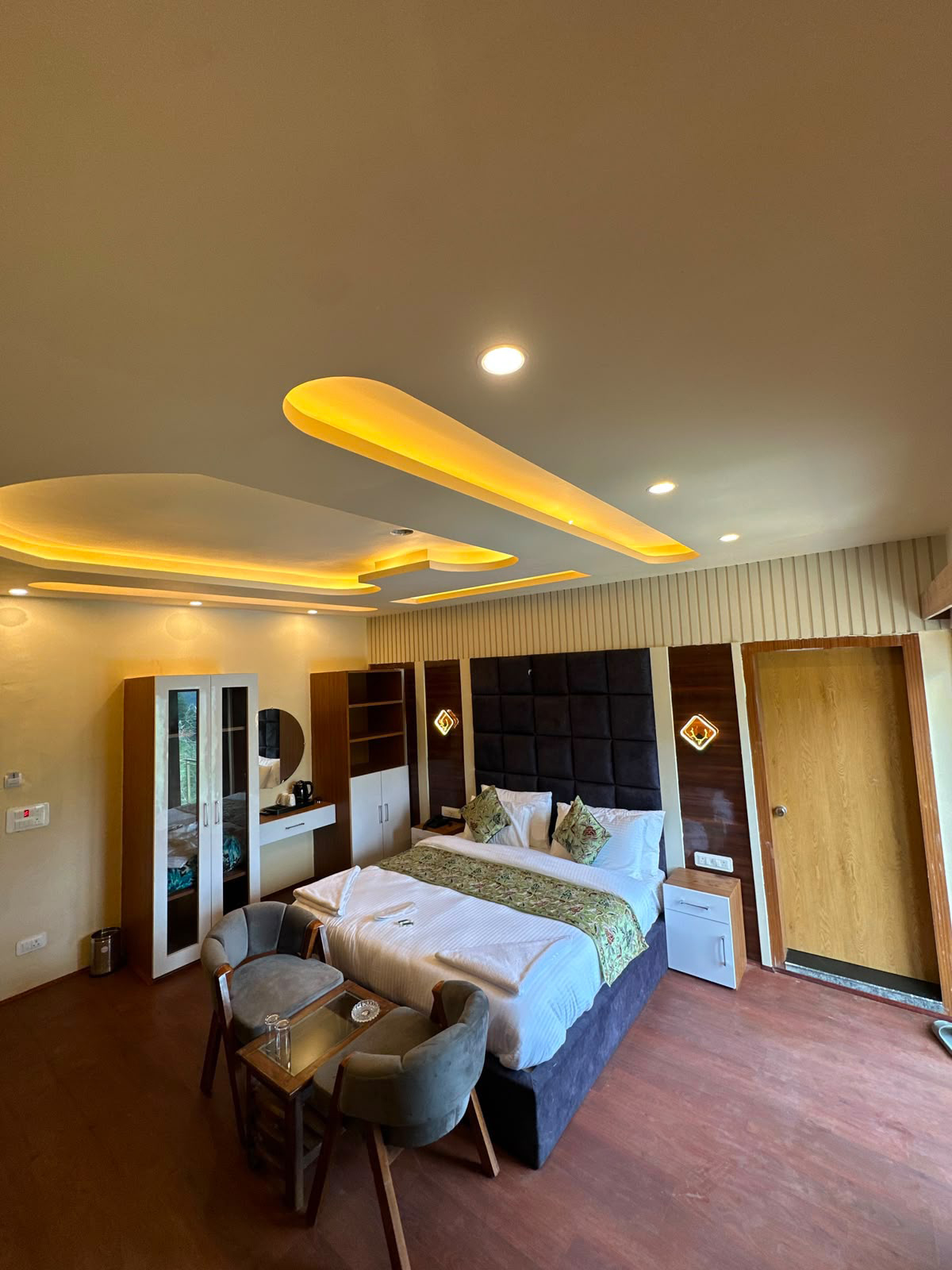 Comfortable luxury hotel room